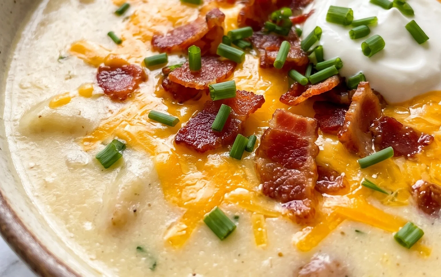 Easy Crock Pot Potato Soup